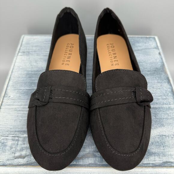NEW Journee Collection Marci Women’s Loafers Black Size 8 - Picture 3 of 10